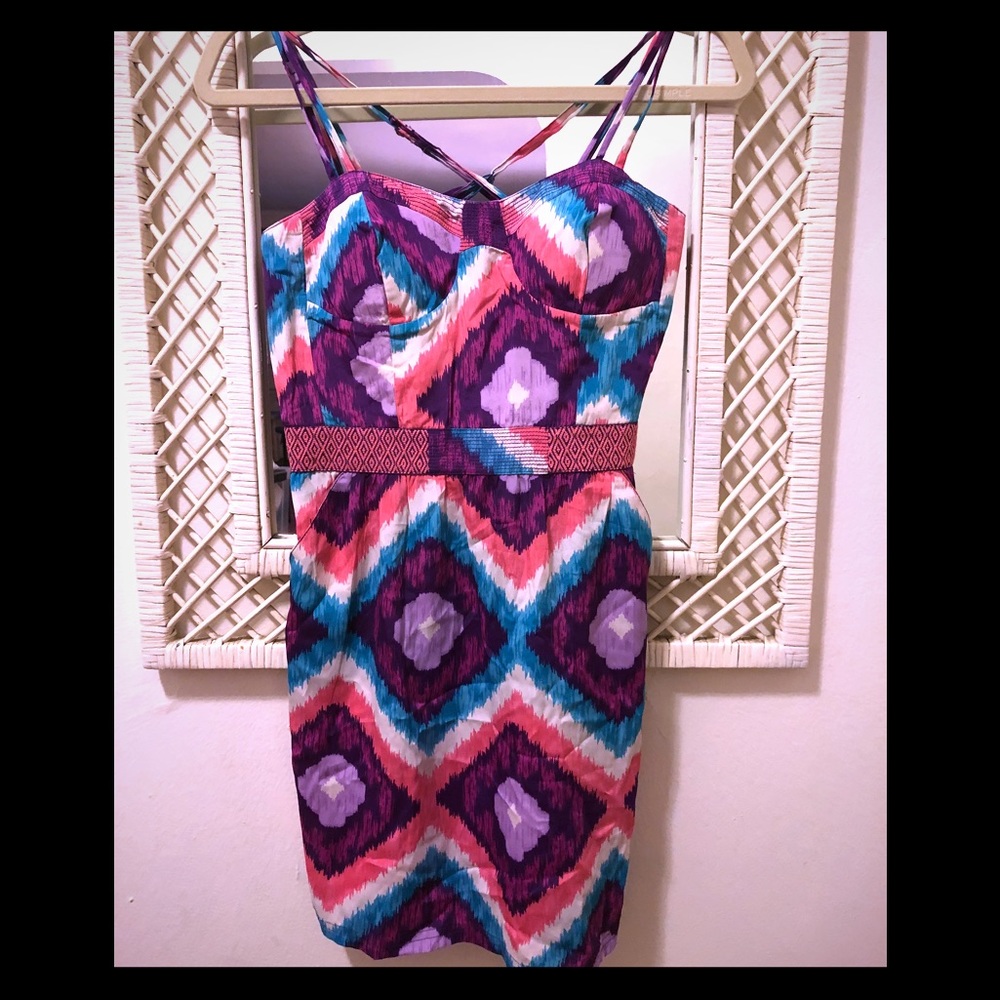 Printed Corset Dress